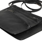 Dolce & Gabbana Black Palmellato Leather Logo Plaque Shoulder Borse Bag Mens Shoulder Bag