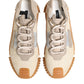 Dolce & Gabbana Beige Lace Up Low Top NS1 Men Sneakers Shoes