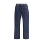 7FOR Blue Cotton Jeans Denim