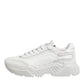 Dolce & Gabbana White Daymaster Low Top Men Sneakers Shoes