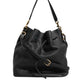 Dolce & Gabbana Black Leather Shoulder Crossbody Bucket Women Borse Bag
