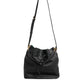 Dolce & Gabbana Black Leather Shoulder Crossbody Bucket Women Borse Bag