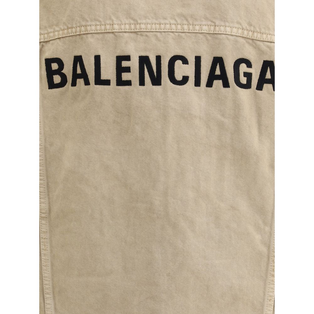 Balenciaga Oversized denim Jacket Mens Jacket