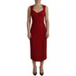 Dolce & Gabbana Red Viscose Dress