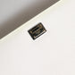 Dolce & Gabbana White Leather Logo Plaque Zip Around Continental Wallet
