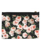Dolce & Gabbana Multicolor Floral DG Plaque Clutch Women Pouch Borse Bag