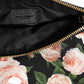 Dolce & Gabbana Multicolor Floral DG Plaque Clutch Women Pouch Borse Bag