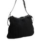 Dolce & Gabbana Black Cashmere Knitted Leather Shoulder Women Borse Bag Womens Shoulder Bag