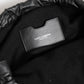 Dolce & Gabbana Black Cashmere Knitted Leather Shoulder Women Borse Bag Womens Shoulder Bag