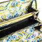 Dolce & Gabbana Green Leather Logo Plaque Zip Around Continenta Wallet