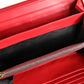 Dolce & Gabbana Red Exotic Leather Zip Around Continental Clutch Wallet