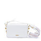 Off-White White/Gold  Metallic Stripe Mini Crossbody Bag
