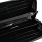 Dolce & Gabbana Black Gray Leopard Leather Zip Around Continental Wallet Mens Wallet