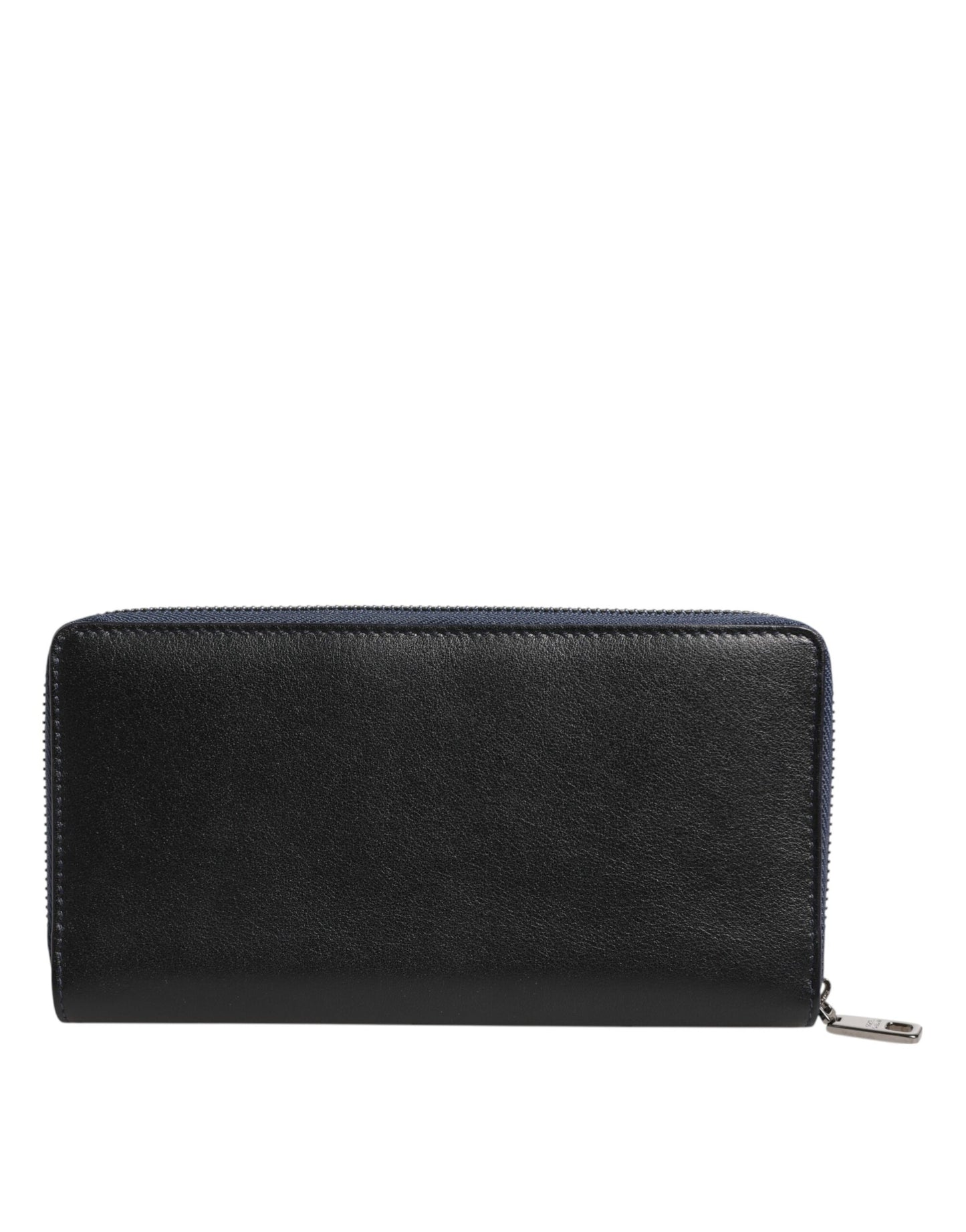 Dolce & Gabbana Black Blue Exotic Leather Men Continental Clutch Wallet Mens Wallet