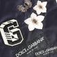 Dolce & Gabbana Blue DG Logo Patch Embellished Pouch Clutch Men Borse Bag Mens Clutch Bag