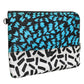 Dolce & Gabbana Multicolor Printed Nylon Logo Plaque Men Clutch Pouch Bag Mens Clutch Bag
