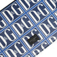 Dolce & Gabbana Blue White Leather D&G Logo Plaque Crossbody Borse Bag Mens Clutch Bag