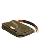Dolce & Gabbana Dark Green Nylon Logo Plaque Shoulder Strap Borse Bag