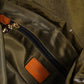 Dolce & Gabbana Dark Green Nylon Logo Plaque Shoulder Strap Borse Bag