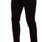 Dolce & Gabbana Bordeaux Cotton Stretch Skinny Trouser