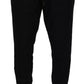 Dolce & Gabbana Black Jogger Wool Jogging Trouser