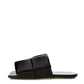Bottega Veneta Elegant Black Leather Sandals