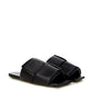 Bottega Veneta Elegant Black Leather Sandals