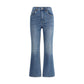 Tory Burch Light Blue Cotton Cropped Jeans