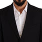 Domenico Tagliente Blue Polyester Single Breasted Formal 2 Piece Suit Mens Suit