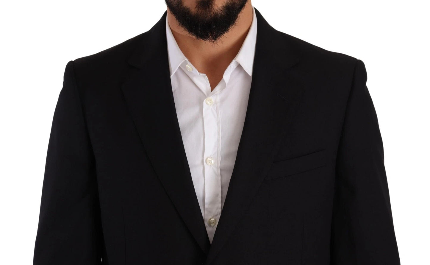 Domenico Tagliente Blue Polyester Single Breasted Formal 2 Piece Suit Mens Suit