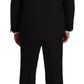 Domenico Tagliente Blue Polyester Single Breasted Formal 2 Piece Suit Mens Suit