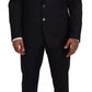 Dolce & Gabbana Melange Grey Wool 2 Piece MARTINI Suit