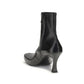 Balenciaga Black Calf Leather Bos Taurus Ankle Boots