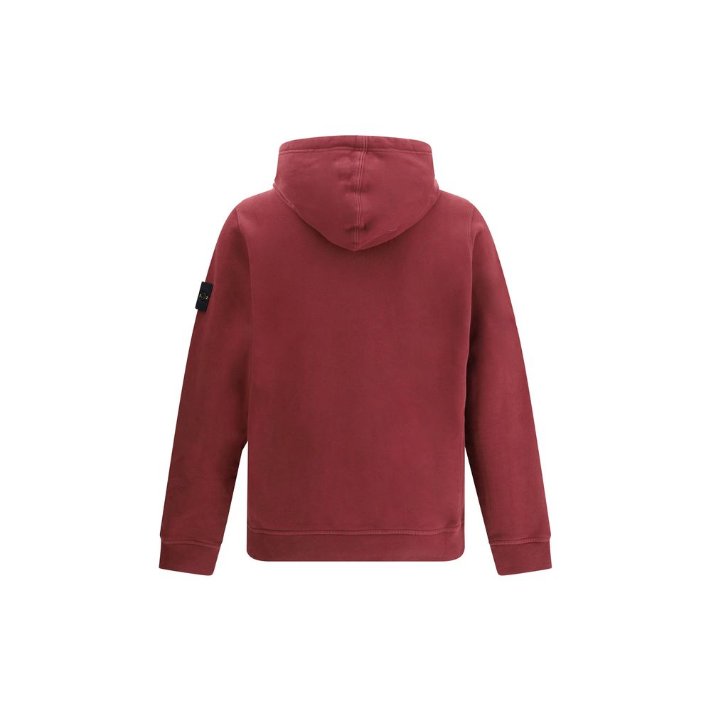 Stone Island Hoodie with logo compass Mens Sweater