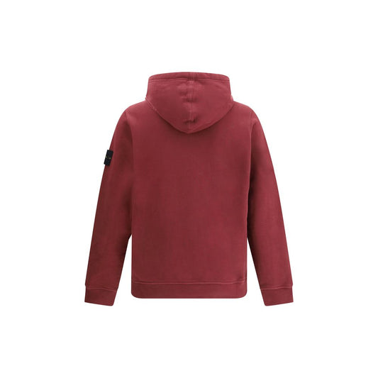 Stone Island Hoodie with logo compass Mens Sweater