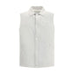 Brunello Cucinelli Padded leather Vest Mens Jacket