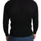 Dolce & Gabbana Black Cashmere Crewneck Pullover Sweater