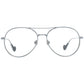 Moncler Gray Metal Glasses Frame