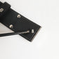 Dolce & Gabbana Black Leather Classic Metal Logo Buckle Belt