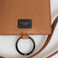 Dolce & Gabbana Dark Brown Leather Lanyard Logo Card Holder Men Wallet