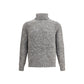 Brunello Cucinelli Buttoned turtleneck Sweater Mens Sweater