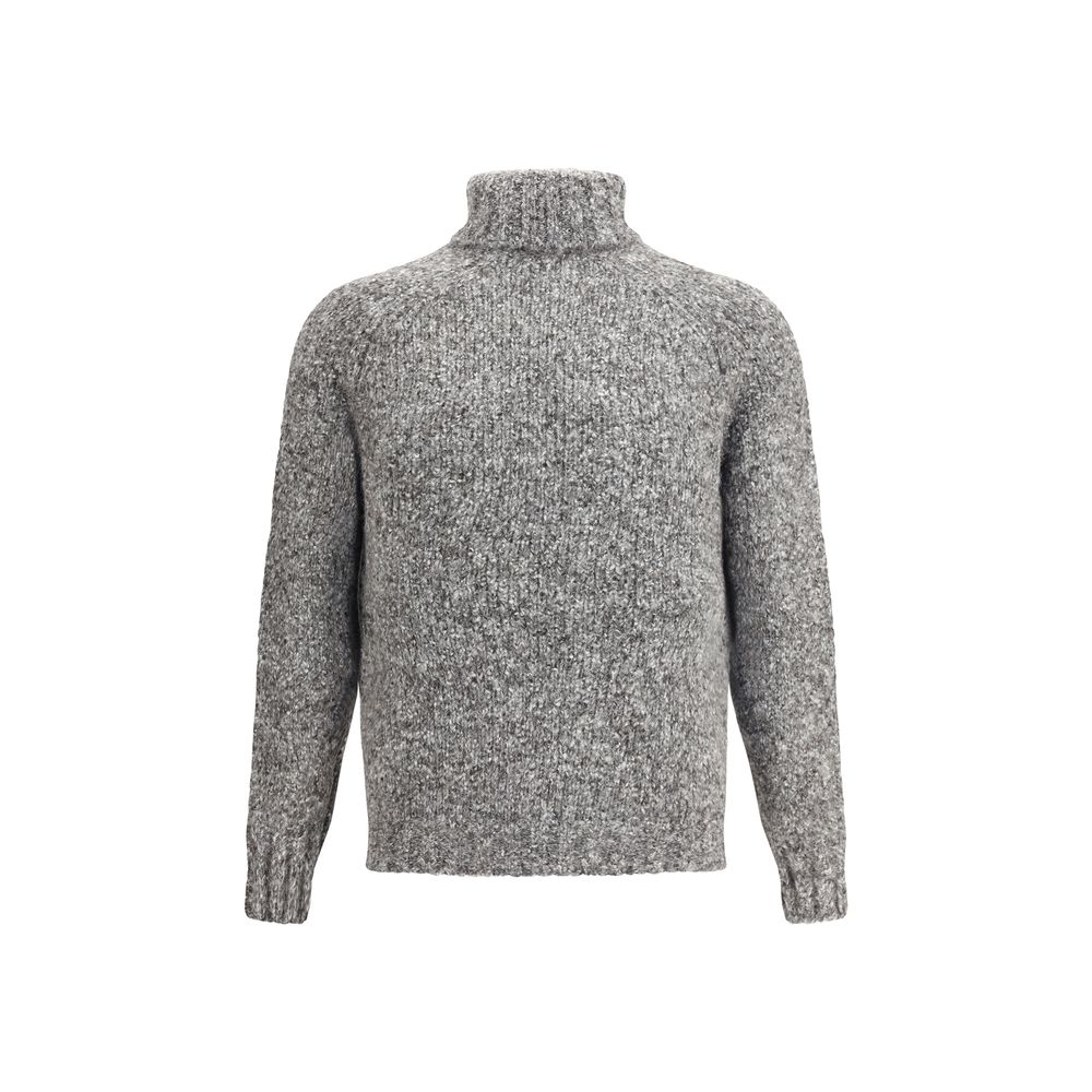 Brunello Cucinelli Buttoned turtleneck Sweater Mens Sweater