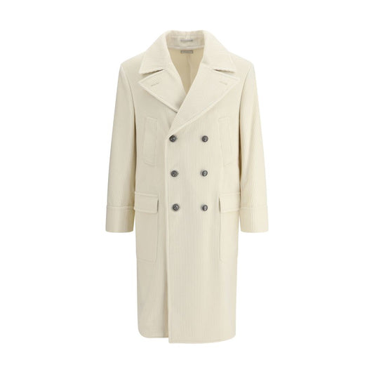 Brunello Cucinelli Ribbed cashmere Coat Mens Jacket