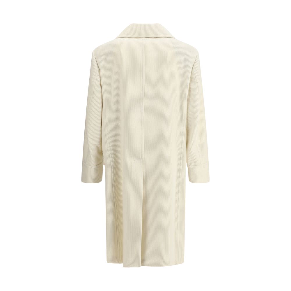 Brunello Cucinelli Ribbed cashmere Coat Mens Jacket
