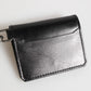 Dolce & Gabbana Black Leather Logo Embossed Key Chain Card Holder Wallet