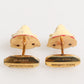 Dolce & Gabbana Brass Gold Tone Dog Puppy Men's Accessories Cufflink