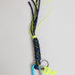 Dolce & Gabbana Multicolor Polyester Tape String DG Logo Keychain Keyring