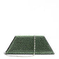 Amina Muaddi Mini Black Satin And Green Crystals Shoulder Bag