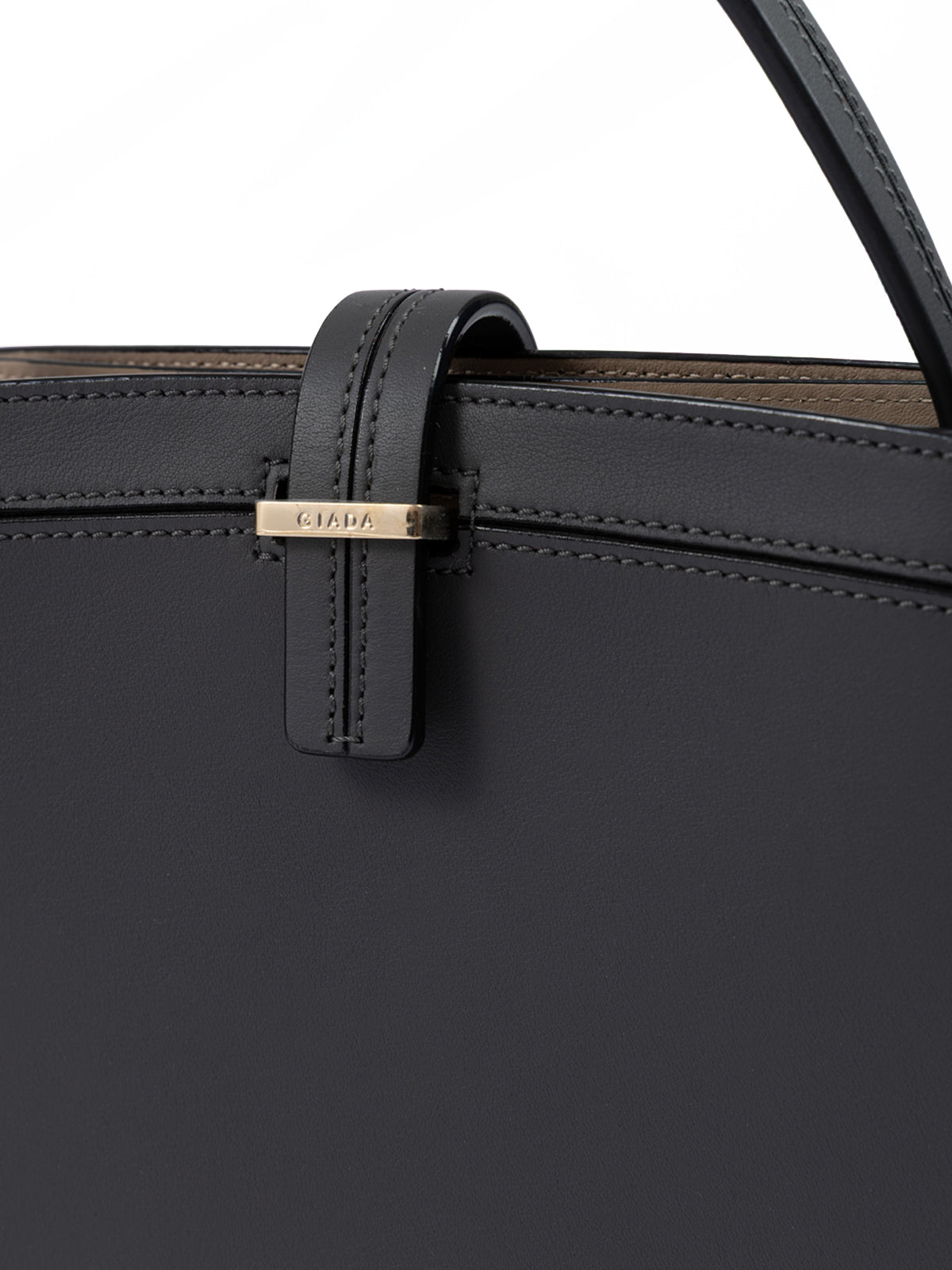 Giada Anthracite Leather Shoulder Bag Womens Shoulder Bag Womens Tote Bag Mens Swim Womens