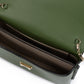 Giada Dark Green Leather Crossbody Bag Womens Clutch Bag Womens Shoulder Bag Mens Swim Womens